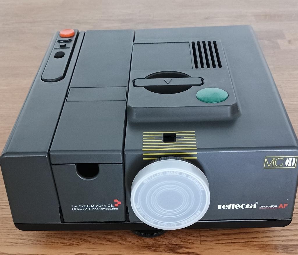 Dia projector, Ophalen, Gebruikt