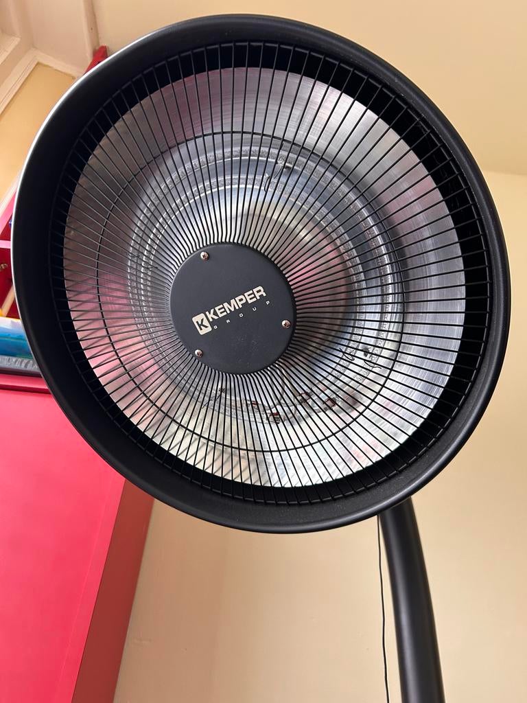 Kemper infrarood terrasverwarmer staand 2000W, Ophalen, Gebruikt, Elektrisch, Vloer