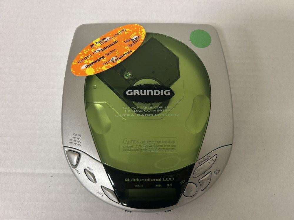 Grundig CDP 180 Discman - Compact CD Player - Getest & Goed, Audio, Tv en Foto, Walkmans, Discmans en Minidiscspelers, Ophalen of Verzenden
