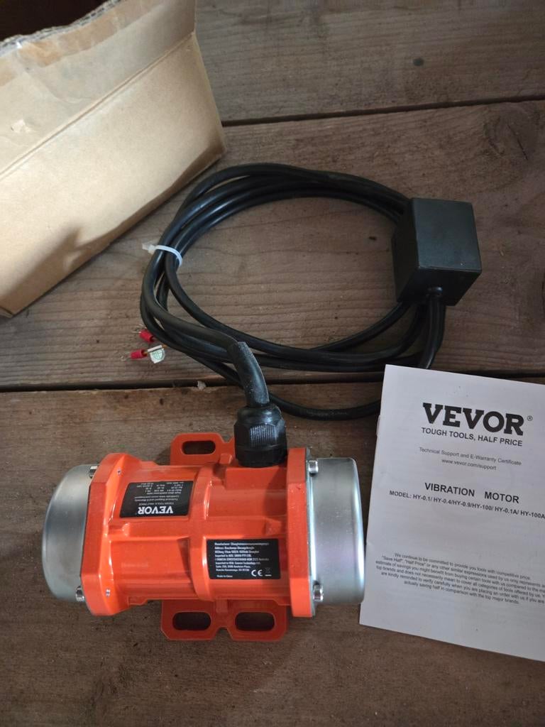 Vevor vibratiemotor HY-0.1A, Ophalen of Verzenden, Nieuw