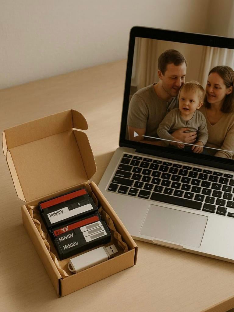 Digitaliseer uw Hi8 en MiniDV cassettebandjes, Ophalen of Verzenden