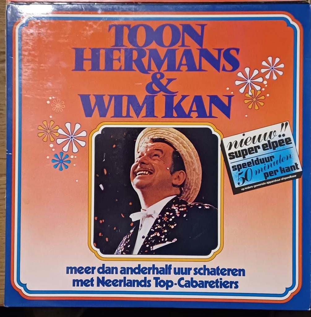 13x Cabaret : Toon Hermans, Wim Kan, cnoops, bomans, Dorus, Ophalen of Verzenden