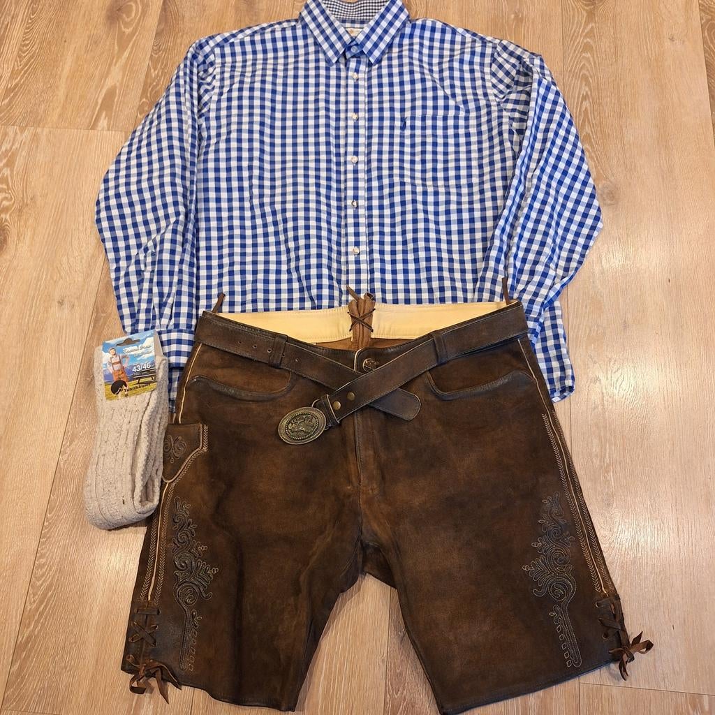 Lederhose 58 overhemd kousen oktoberfeest, Kleding | Heren, Ophalen, Gedragen, Overige maten, Moser