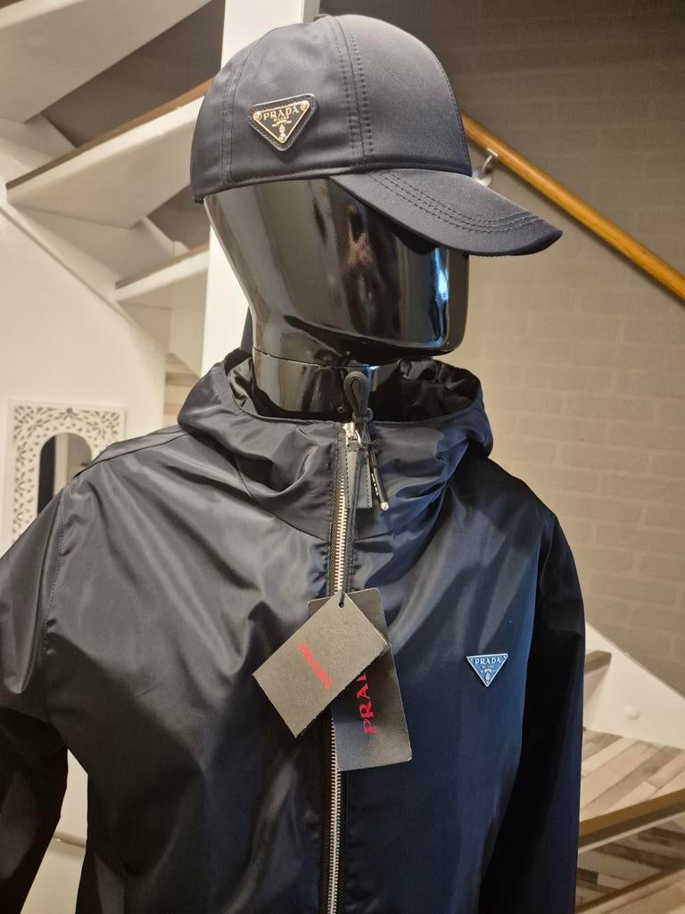 Prada wind breaker donker blauw, Ophalen of Verzenden, Zo goed als nieuw, Blauw