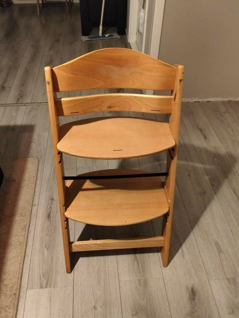 Houten meegroeistoel - Kinderstoel, Ophalen, Gebruikt, Meegroeistoel, Aanschuifbaar