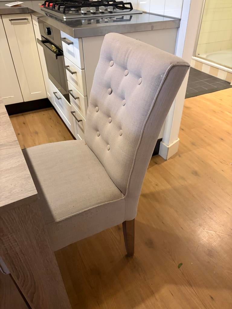 GRATIS Eettafel met 4 stoelen - Ophalen in de Jordaan, Gebruikt, 100 tot 150 cm, Vier personen, Rechthoekig