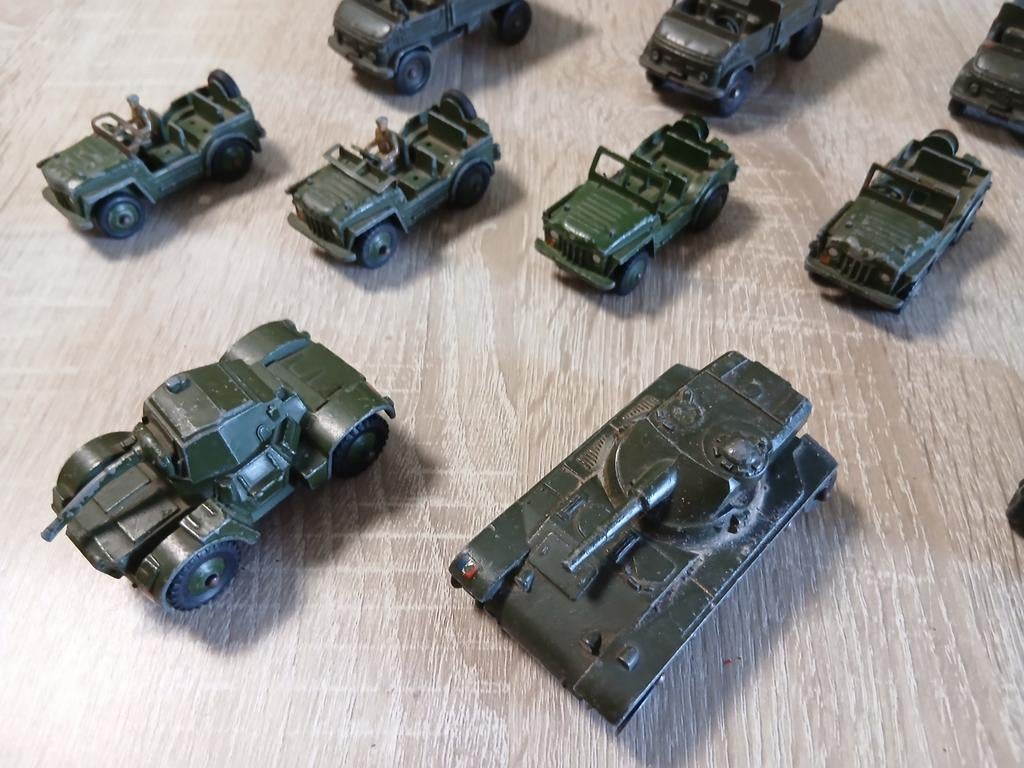 Verzameling Dinky Toys legervoertuigen, Ophalen of Verzenden, Gebruikt, Overige typen, Dinky Toys