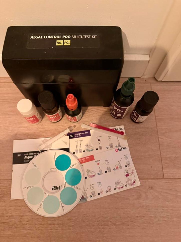 Red sea testset no3, po4 incompleet. Reserve /navulling?, Dieren en Toebehoren, Vissen | Aquaria en Toebehoren, Gevuld zeewateraquarium