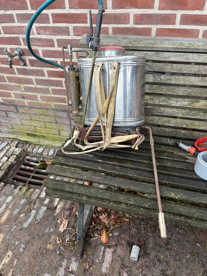 Dofra veldspuit / onkruidspuit - 15L RVS - voor onderdelen, Tuin en Terras, Tuinsproeiers, Gebruikt, Overige typen, Ophalen of Verzenden