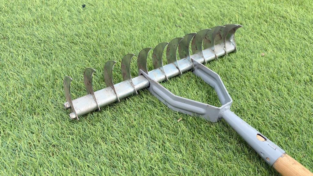 Verticuteerhark - Verzinkt Staal voor Gazononderhoud, Ophalen, Gebruikt