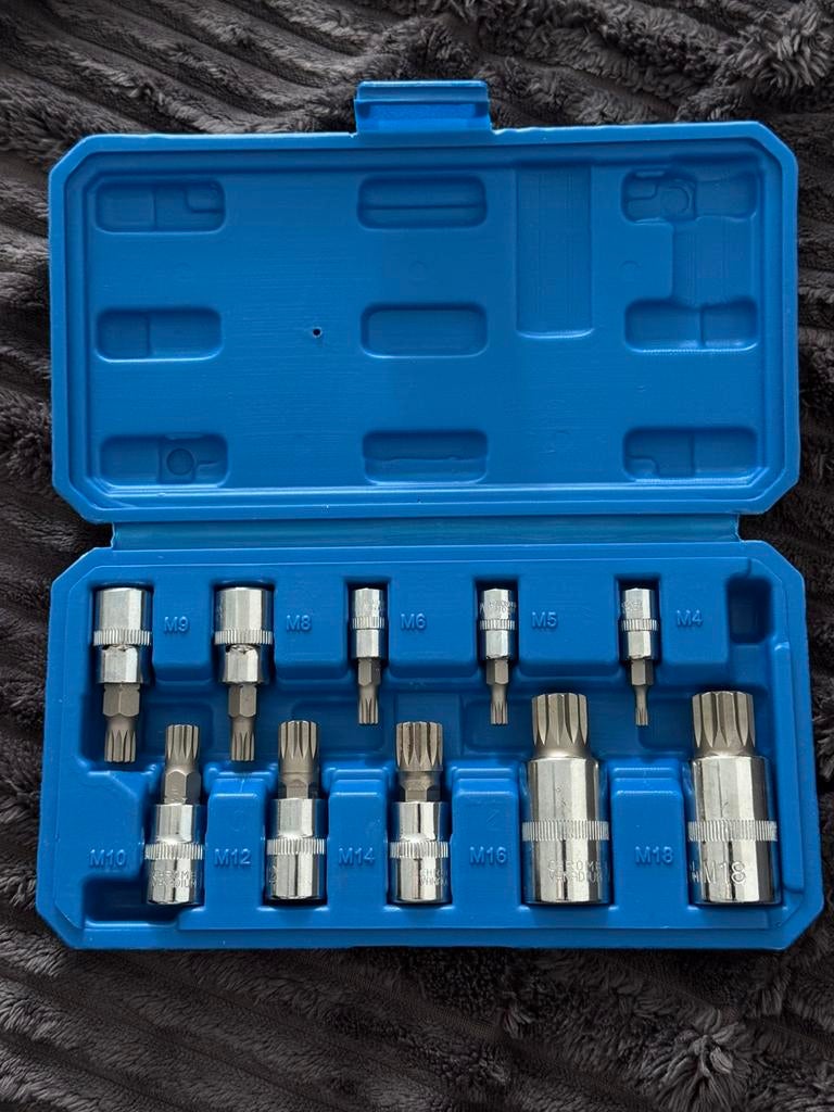 Set Spline M4-M18, Ophalen of Verzenden, Zo goed als nieuw