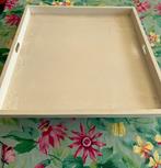 Amadeo dienblad wit 60/60cm vierkant, Ophalen of Verzenden, Gebruikt, Vierkant, Hout
