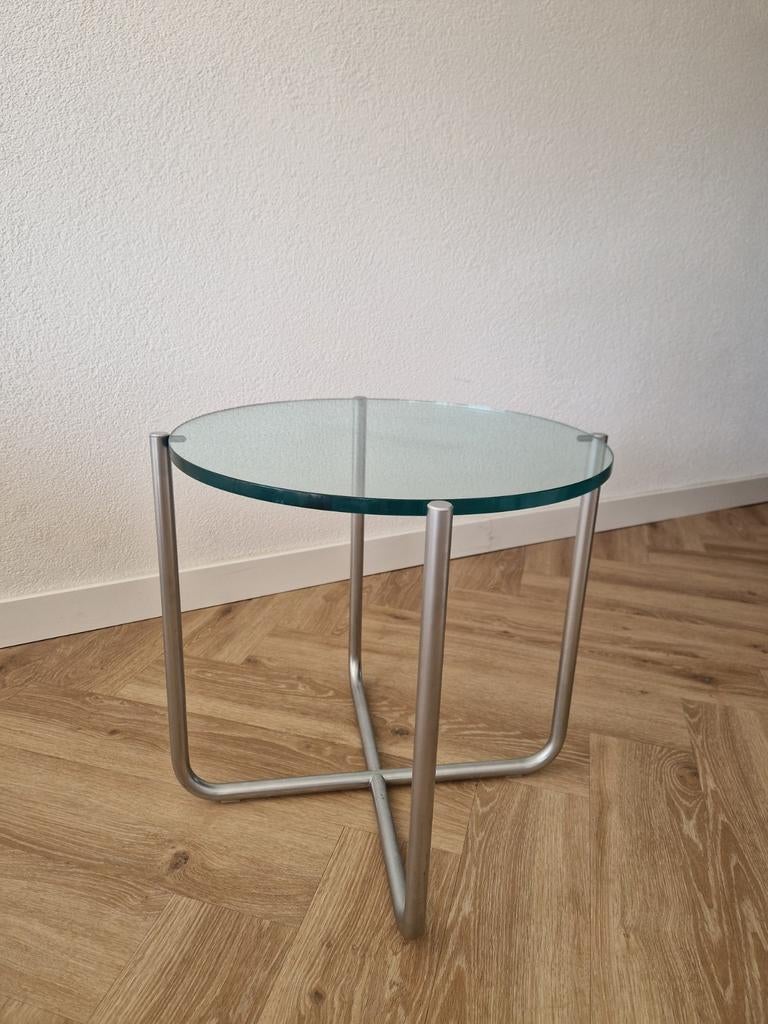 Dutch Originals GT415 bijzettafel design, Minder dan 55 cm, Rond, Glas, Ophalen
