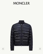 Originele Moncler Acorus Short Down Jacket Heren, Ophalen, Gedragen, Maat 46 (S) of kleiner, Zwart