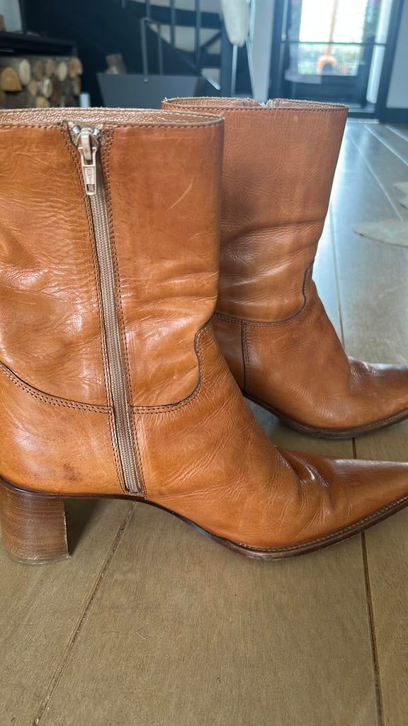 Manfield laarzen | MT 41, Kleding | Dames, Schoenen, Ophalen of Verzenden, Zo goed als nieuw, Bruin, Hoge laarzen