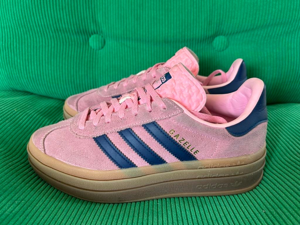Adidas Gazelle Bold, Ophalen of Verzenden, Sneakers of Gympen, Roze, Gedragen