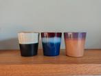 HK living 70's koffiemokken, Keramiek, Ophalen of Verzenden, Zo goed als nieuw, Overige stijlen