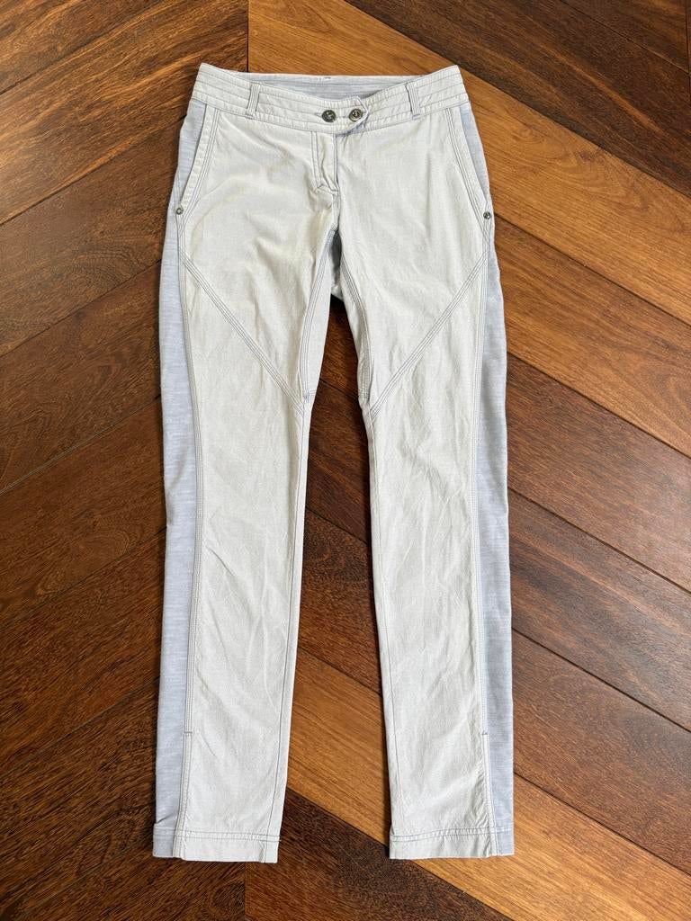 Lululemon ride on pant Broek Maat xs blauwgrijs, Ophalen of Verzenden, Zo goed als nieuw, Maat 34 (XS) of kleiner, Grijs