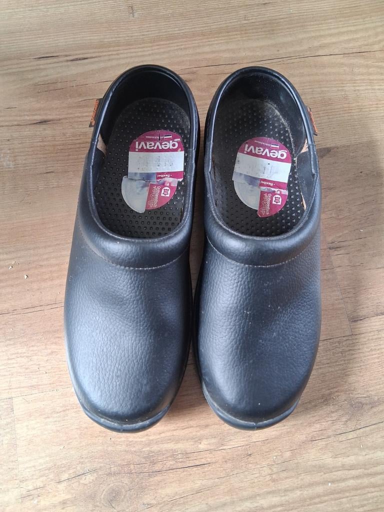 Gevavi Klompen Maat 44 Zwart - Made in Holland, Kleding | Heren, Schoenen, Gevavi, Klompen, Zwart, Ophalen of Verzenden