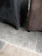 4 eetkamerstoelen op wieltjes - Taupe en Grijs, Overige kleuren, Ophalen of Verzenden, Zo goed als nieuw, Vier