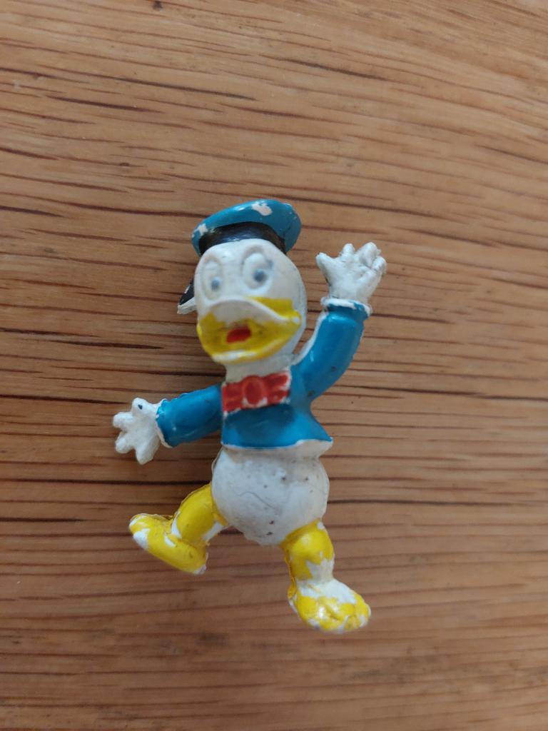 Donald Duck poppetje, Ophalen of Verzenden, Donald Duck, Gebruikt, Beeldje of Figuurtje