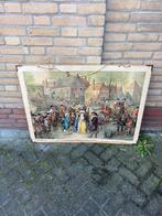 Vintage schoolplaat, Ophalen, Geschiedenis