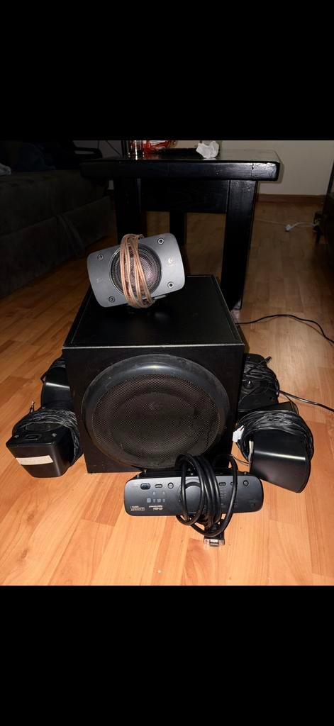 Logitech luidsprekerset, Gebruikt, Complete surroundset, Minder dan 60 watt, Ophalen