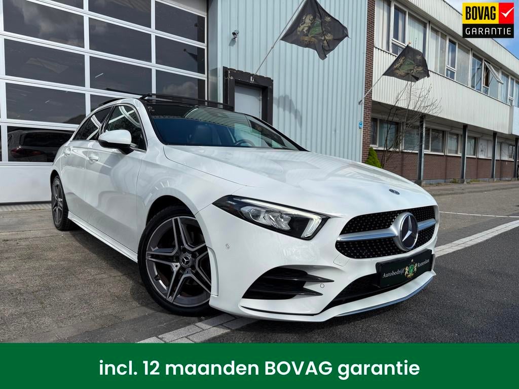 Mercedes-Benz A-klasse 200 AMG PDC+CAM/LEER/NAVI/AMG18/PANO, Auto's, Mercedes-Benz, Bedrijf, Te koop, A-Klasse, ABS, Achteruitrijcamera