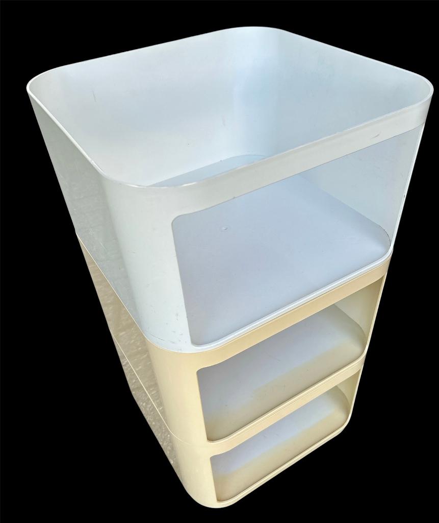 Kartell Componibili 4970 Anna Castelli 1970's set modules, Space Age, Vintage, Gebruikt, Kunststof