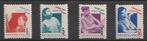 R90-R93 1931 Tweezijdige roltanding kind MNH, Ophalen of Verzenden, T/m 1940, Postfris