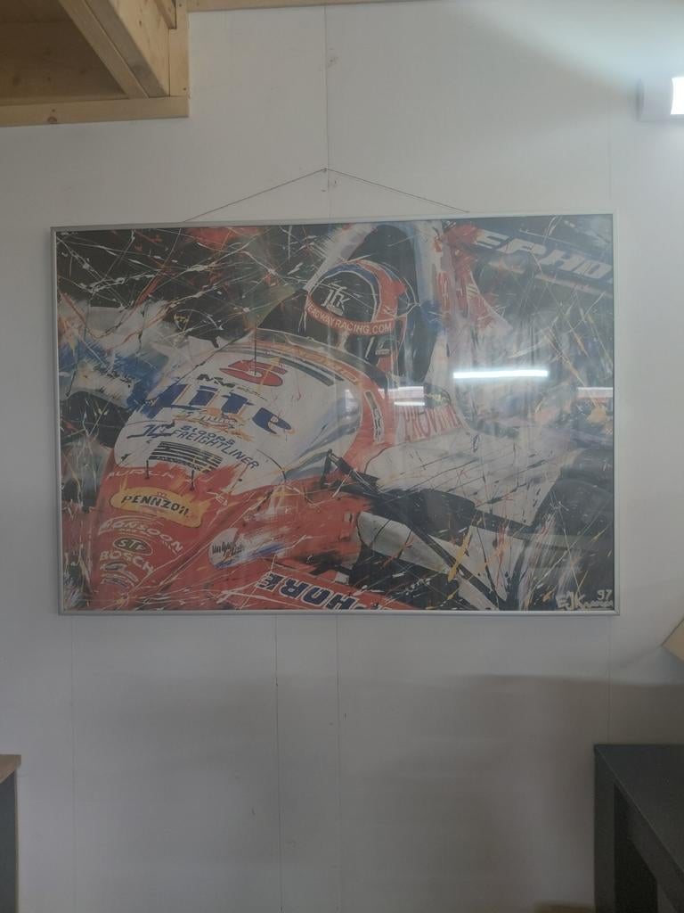 Arie Luyendijk. Gemaakt door EJ Kramer 1997! Uniek!!!, Gebruikt, Ophalen of Verzenden, 100 tot 125 cm, Foto of Poster