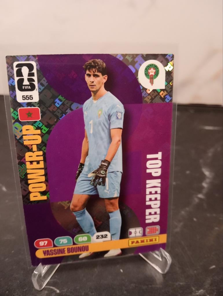 Panini FIFA Power-Up Top Keeper Yassine Bounou kaart, Ophalen of Verzenden, Zo goed als nieuw, Poster, Plaatje of Sticker