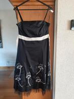 Galajurk, Kleding | Dames, Jurken, Zwart, Zo goed als nieuw, Knielengte, Steps