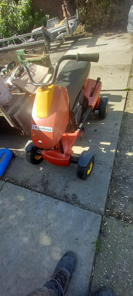 Zitmaaier zonder maaidek, Ophalen, Gebruikt