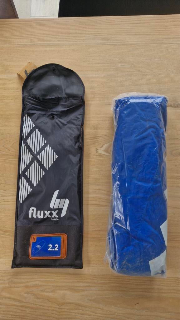 HQ4 Fluxx 2.2 trainerkite, Sport en Fitness, Vliegeren, Ophalen of Verzenden, Zo goed als nieuw, Tweelijns, Vlieger