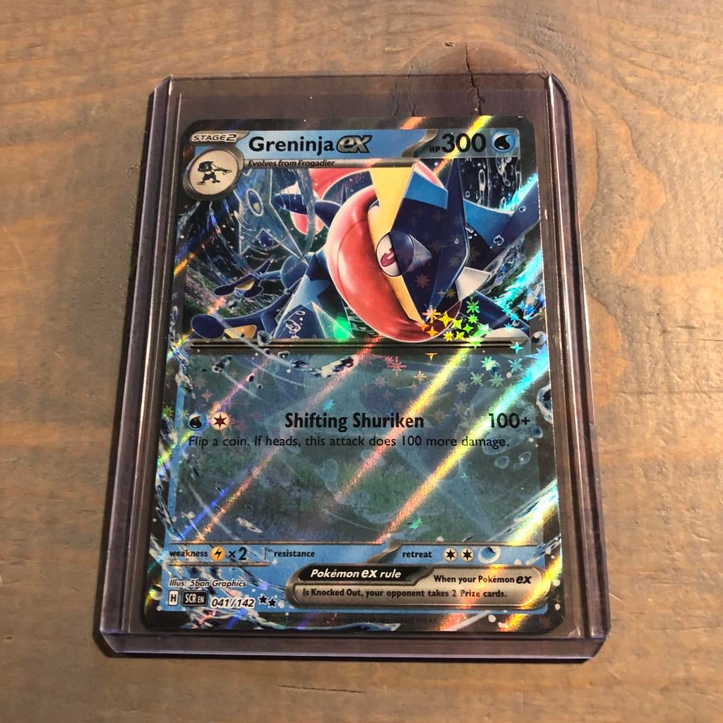 Greninja ex #41, Ophalen of Verzenden, Zo goed als nieuw, Losse kaart, Foil