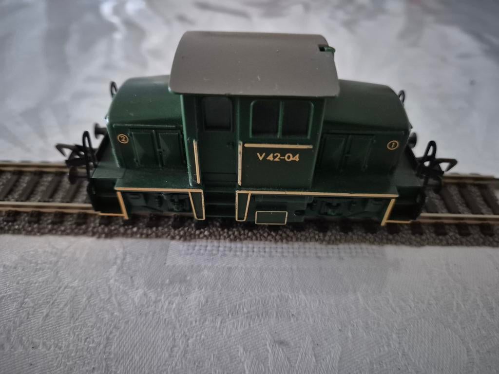 Fleischmann rangeer locomotiefje, Hobby en Vrije tijd, Fleischmann, Ophalen of Verzenden, Zo goed als nieuw, Analoog