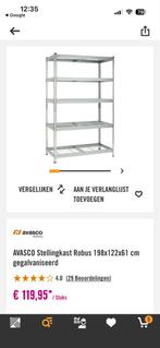 AVASCO Stellingkast Robus 350kg per plank, Ophalen, Zo goed als nieuw