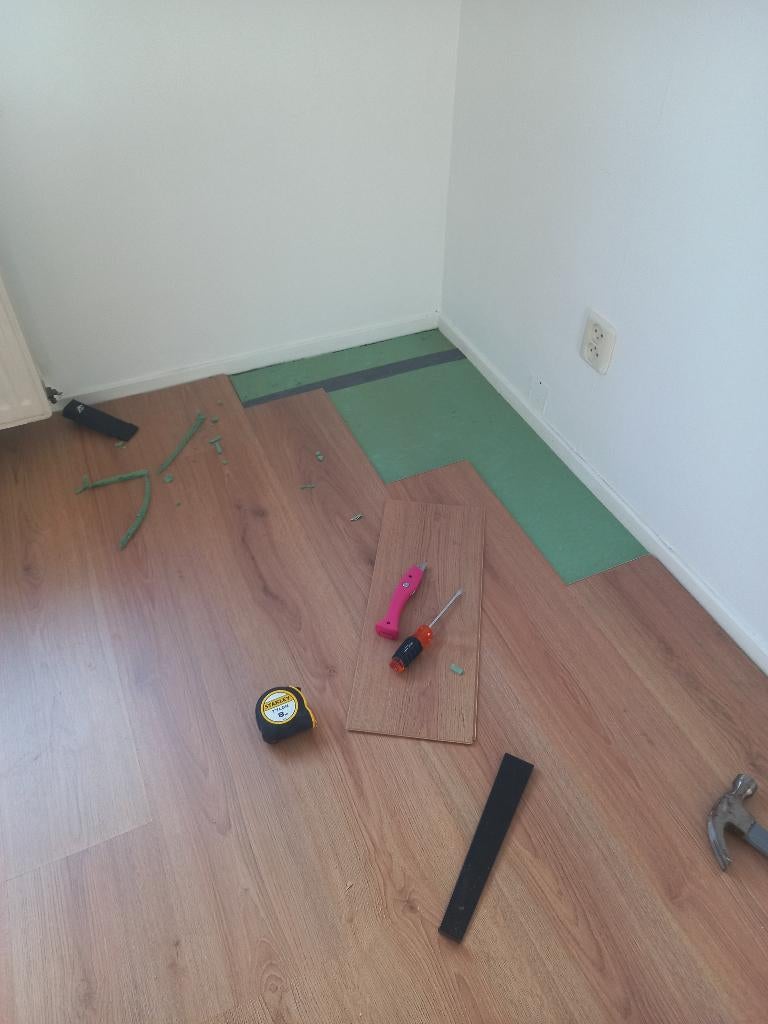 Restant Laminaat Basic Natural Eiken (Karwei), Ophalen, 50 tot 150 cm, Nieuw, Minder dan 5 m²