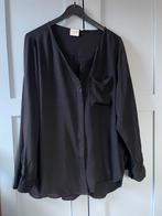 Zwarte bloes mt 48, Ophalen of Verzenden, Gedragen, Maat 46/48 (XL) of groter, Zwart