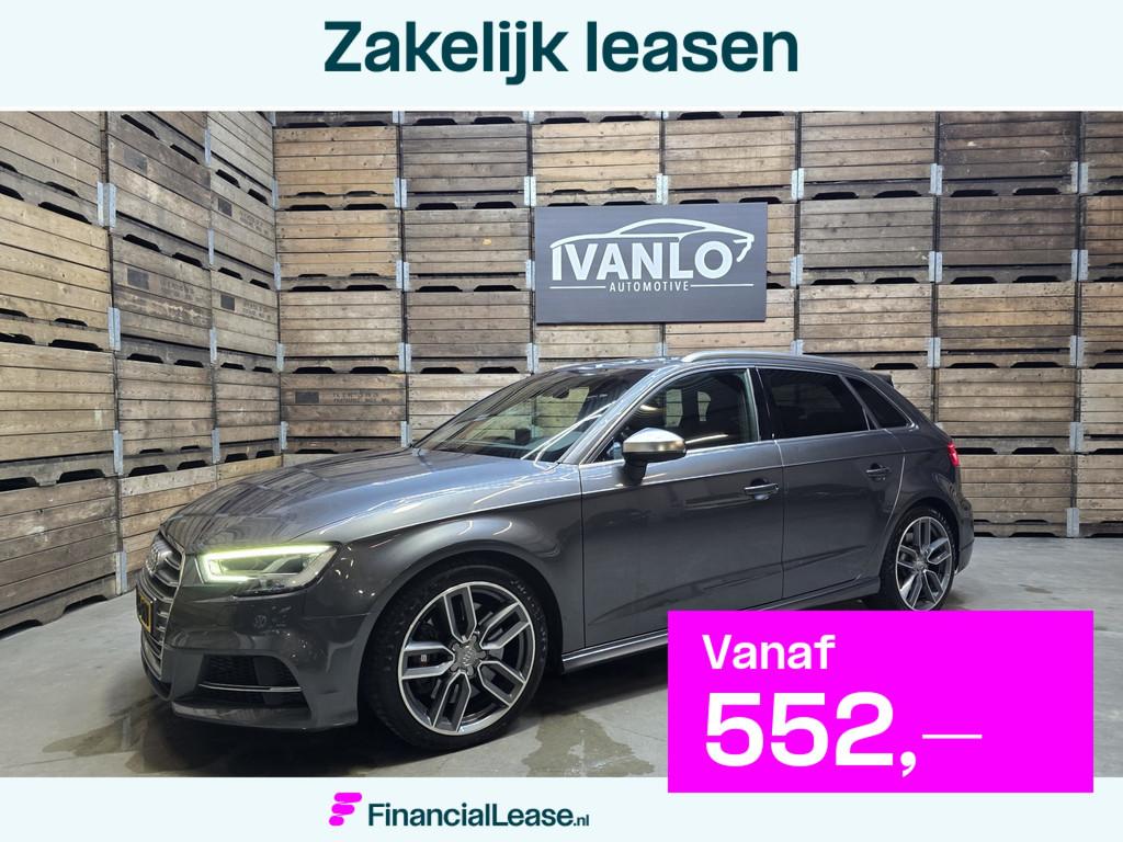 Audi A3 Sportback 2.0 TFSI S3 quattro Pro Line Plus Daytonag, 15 km/l, Zwart, 4 cilinders, 1465 kg