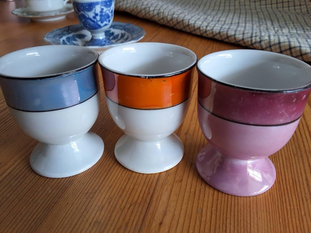 Eierdopjes vintage, Huis en Inrichting, Keuken | Tupperware, Ophalen of Verzenden, Overige typen