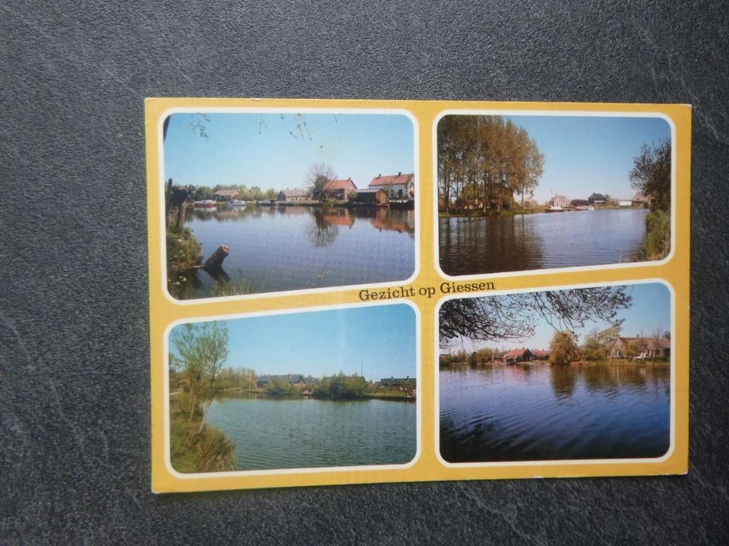 gezicht op Giessen 1982, Verzamelen, Ansichtkaarten | Nederland, Verzenden, 1980 tot heden, Gelopen, Noord-Brabant