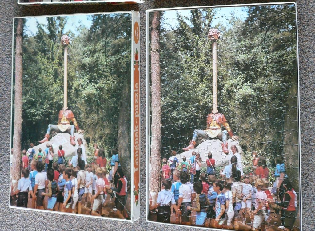 oude LANGNEK puzzle de EFTELING 300 stukjes, Ophalen of Verzenden, Zo goed als nieuw, Overige typen