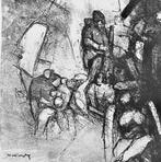 Zeefdruk Wim Motz, Antiek en Kunst, Verzenden