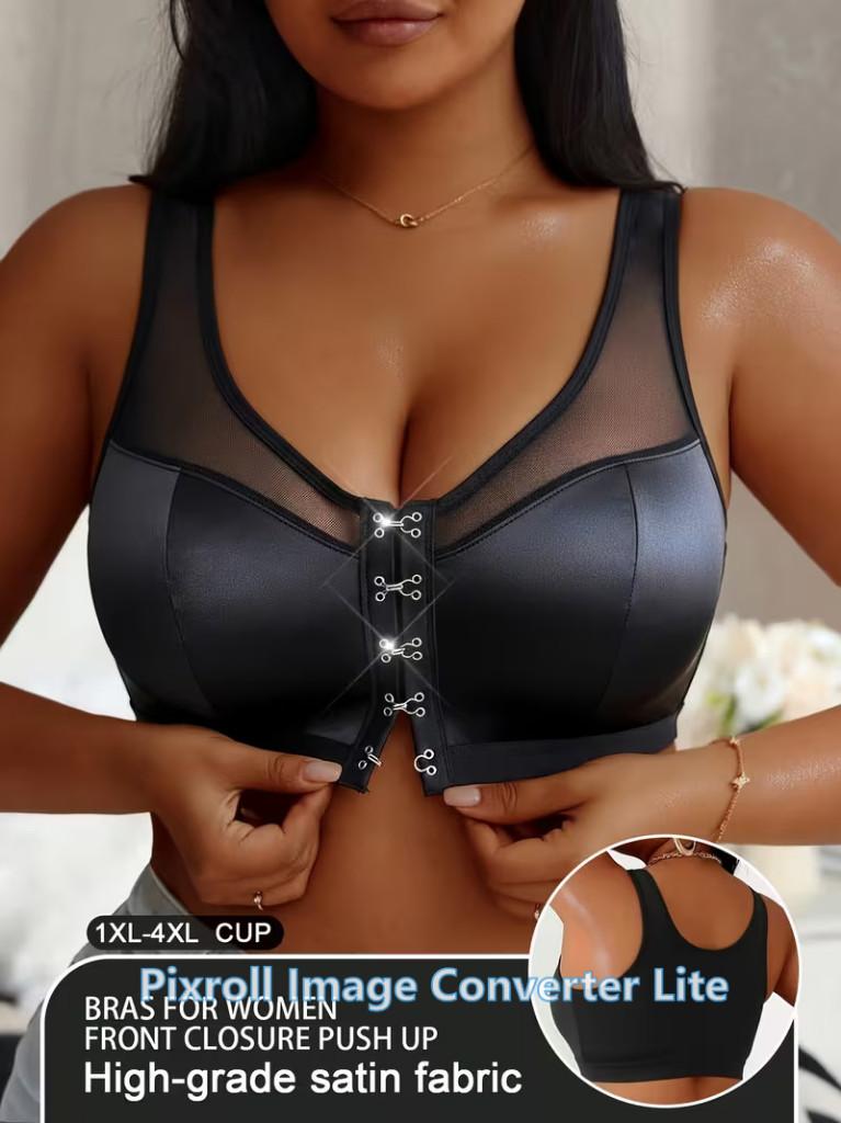 B56 prachtige zwarte BH, maat 3XL en 4XL, Kleding | Dames, Ophalen of Verzenden, Zwart, BH