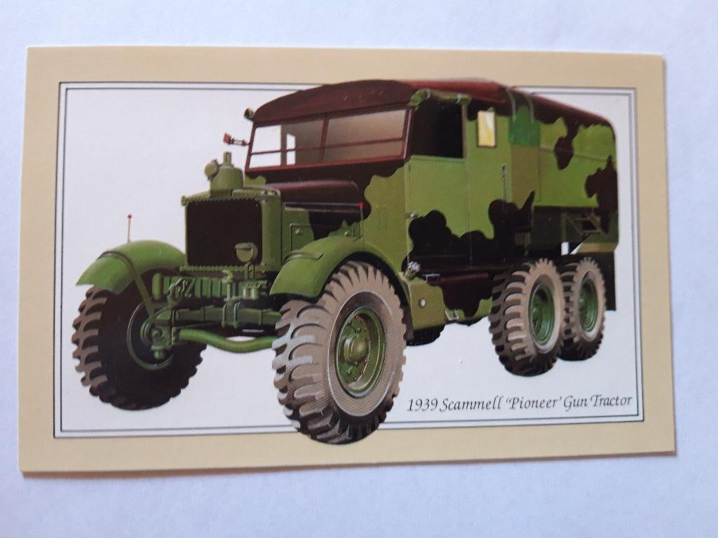 ansichtkaart Scammell Pioneer Gun tractor 1939 = WO2, Ophalen of Verzenden, 1920 tot 1940, Ongelopen, Voertuig