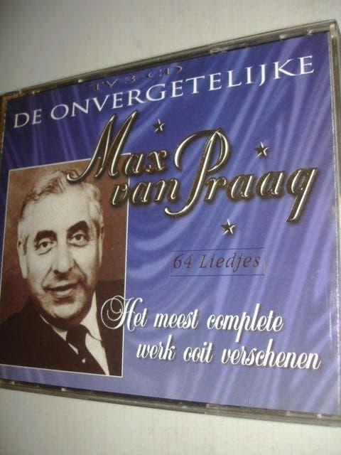 Max van Praag- De onvergetelijke- 64 Hits- 3-CD- (NIEUW), Verzenden, Nieuw in verpakking, Levenslied of Smartlap, Boxset