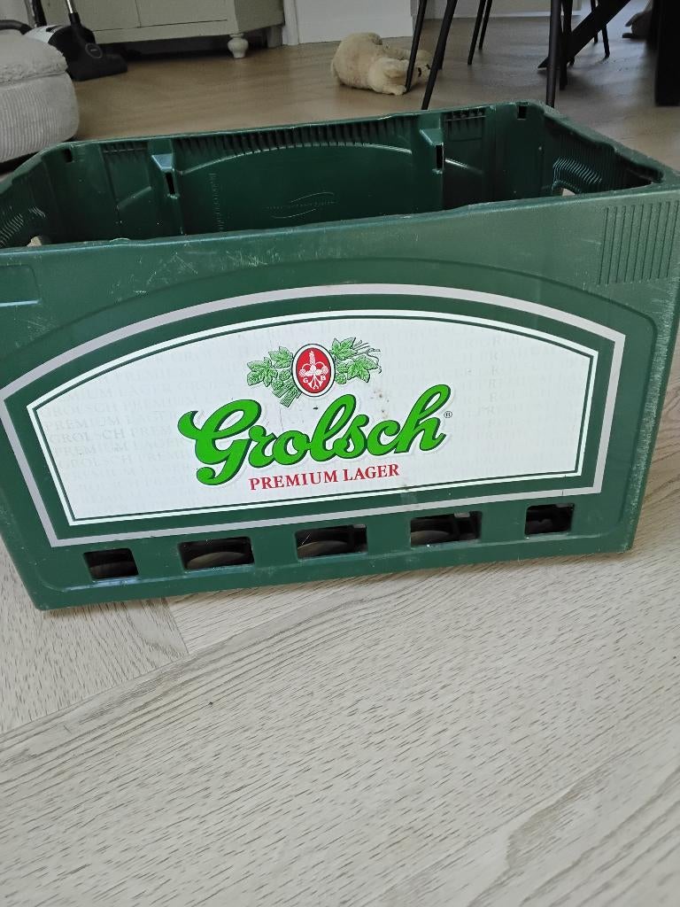 Grolsch premium lager bier krat, Verzamelen, Biermerken, Ophalen of Verzenden, Gebruikt, Flesje(s), Grolsch