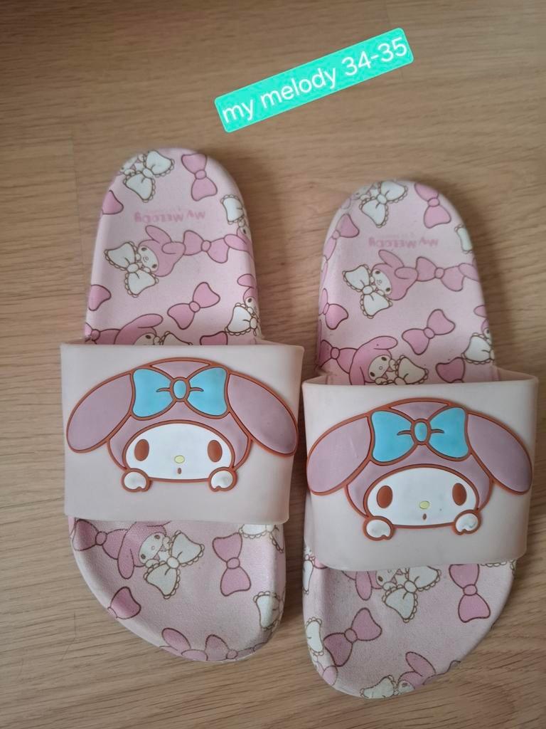 my melody 34-35 roze slippers, Meisje, Overige typen, Ophalen of Verzenden, Zo goed als nieuw